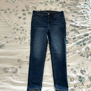 American Eagle next level stretch, high-rise jegging size 6 short